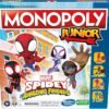 81kRPyouyuL._AC_SL1500_.jpg Monopoly Junior: Marvel Spidey and His Amazing Friends Edition Board Game for Kids Ages 5+, with Artwork from The Animated Series, Kids Board Games (Amazon Exclusive)