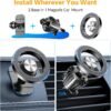 Kaistyle for Magsafe Car Mount【20 Strong Magnets】Magnetic Phone Holder for Car Phone Holder Mount Dash【360°】Cell Phone Holders for Your Car Accessories for Women Men iPhone 16 Pro Max 15 14 13 12 Plus
