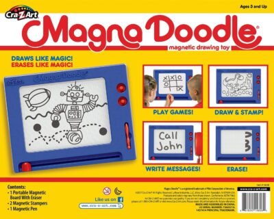 Cra-Z-Art Retro Magna Doodle - 50 Years of Creative Fun – Classic Magnetic Drawing Board Toy, Ages 3+