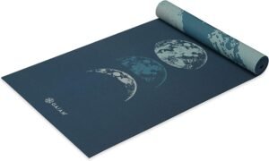 Gaiam Yoga Mat - Premium 6mm Print Reversible Extra Thick Non Slip Exercise & Fitness Mat for All Types of Yoga, Pilates & Floor Workouts (68" x 24" x 6mm Thick)