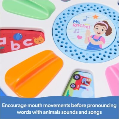 Ms. Rachel Official Spin Along Learning Wheel with 3 Learning Play Modes, Educational Toys & Toddler Toys for Girls & Boys Ages 1-3+