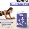 81pOBU5HIL._AC_SL1500_.jpg NewMe Fitness Yoga Pose Workout Cards, Instructional Fitness Deck for Women & Men, Beginner Fitness Guide to Training Exercises at Home or Gym