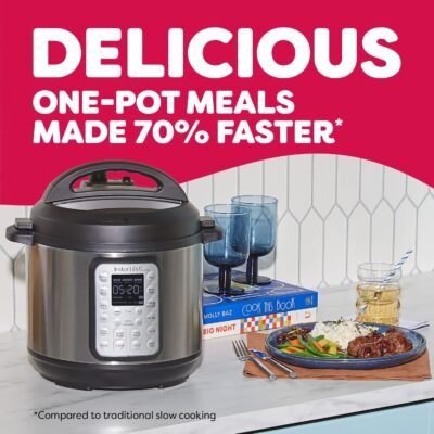 81s3I1wMHwL._AC_SL1500_.jpg Instant Pot Duo Plus 9-in-1 Multicooker, Pressure Cooker, Slow Cook, Rice Maker, Steamer, Sauté, Yogurt, Warmer & Sterilizer, Includes App With Over 800 Recipes, Stainless Steel, 6 Quarts