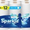 81tfqjSPKtL._AC_SL1500_.jpg Sparkle Pick-A-Size Paper Towels, 6 Double Rolls = 12 Regular Rolls, Everyday Value Paper Towel With Full And Half Sheets
