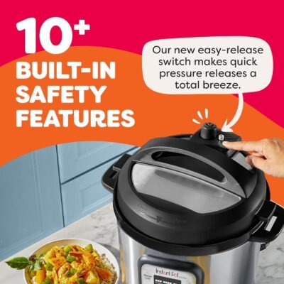 81vWJBWVYgL._AC_SL1500_.jpg Instant Pot Duo Plus 9-in-1 Multicooker, Pressure Cooker, Slow Cook, Rice Maker, Steamer, Sauté, Yogurt, Warmer & Sterilizer, Includes App With Over 800 Recipes, Stainless Steel, 6 Quarts
