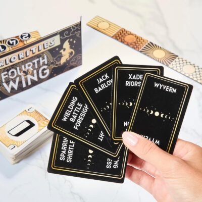 Priorities Fourth Wing Edition Game | Officially Licensed Party Game Inspired by Empyrean Series | Ages 17+ | 3+ Players | 20 Mins.