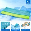 [4 Pack] Cooling Towel (40"x12"),Ice Towel,Soft Breathable Chilly Towel,Microfiber Towel for Yoga,Sport,Running,Gym,Workout,Camping,Fitness,Workout & More Activities (Grey/Green/Pink/Lake Blue)