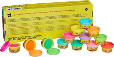 Play Doh Bulk Handout 42-Pack of 1-Ounce Modeling Compound Cans, Back to School Gifts, Prizes, & Party Favors, Kids Arts & Crafts, Preschool Toys, Ages 2+ (Amazon Exclusive)