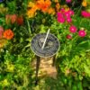 Anniversary Sundial Gift for Any Wedding Anniversary in 2025 - What Love is - Recycled Metal Home Decor Or Garden Present Idea - Handmade in UK for Him, Her Parents Or Couples Celebration