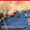 SanDisk 8TB Extreme Portable SSD - Up to 1050MB/s, USB-C, USB 3.2 Gen 2, IP65 Water and Dust Resistance, Updated Firmware - External Solid State Drive - SDSSDE61-8T00-G25