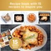 Ninja DT251 Foodi 10-in-1 Smart XL Air Fry Oven, Bake, Broil, Toast, Roast, Digital Toaster, Thermometer, True Surround Convection up to 450°F, includes 6 trays & Recipe Guide, Silver