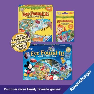 Ravensburger Eye Found It World of Disney Card Game - Fun and Educational Spot It for Toddlers, Preschoolers, Boy and Girls Ages 3-8 - Family-Friendly for Endless Fun