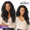 Sensationnel What Lace 13X6 Wigs - Latisha Lacefrontal Hand Tied Glueless Synthetic With Natural Density Preplucked Hairline (FLAMBOYAGEAUBURN)