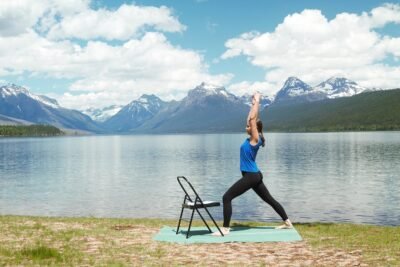 Gentle Yoga: 7 Beginning Yoga Practices for Mid-life (40's - 70's) including AM Energy, PM Relaxation, Improving Balance, Relief from Desk Work, Core Strength, and more.