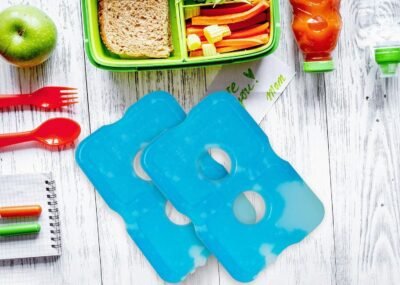 91q5af2MyPL._AC_SL1500_.jpg Healthy Packers Ice Packs for Lunch Boxes & Coolers - Freezer Packs - Original Cool Pack | Cooler Accessories for Beach, Camping & Fishing | Slim & Long-Lasting Reusable Ice Pack for Cooler