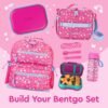 91r1k4b5hIL._AC_SL1500_.jpg Bentgo Chill Kids Leak-Proof Lunch Box - 4-Compartment Bento Box with Built-In Ice Pack, 3.3 Cup Capacity, PFAS & BPA-Free, Microwave & Dishwasher Safe, Ideal Size for Ages 3 to 7 (Fuchsia/Teal)