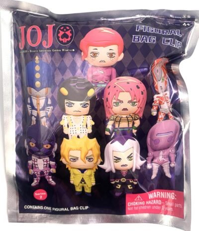 JoJo's Bizarre Adventure Monogram Golden Wind 3D Bag Clip - Series 2