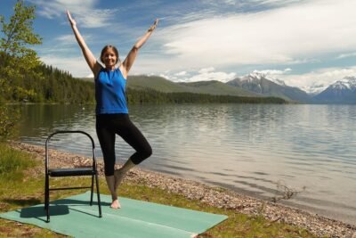 Gentle Yoga: 7 Beginning Yoga Practices for Mid-life (40's - 70's) including AM Energy, PM Relaxation, Improving Balance, Relief from Desk Work, Core Strength, and more.