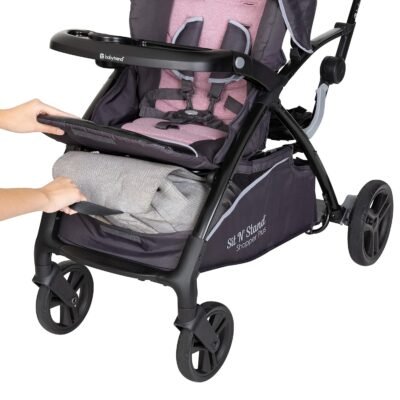 Baby Trend Sit N’ Stand® 5-in-1 Shopper Plus Stroller, Cassis