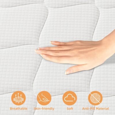 Queen Mattress, 12 Inch Memory Foam Hybrid Mattress in a Box, Medium Firm and Individually Pocket Springs - Pressure Relief, CertiPUR-US Certified, Motion Isolation